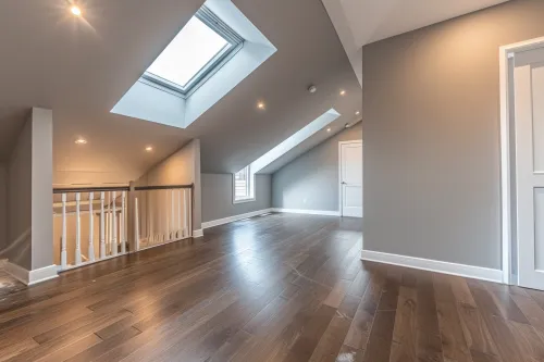 Professionnel vérifiant un tableau électrique pour détecter les non-conformités dans un bâtiment résidentiel